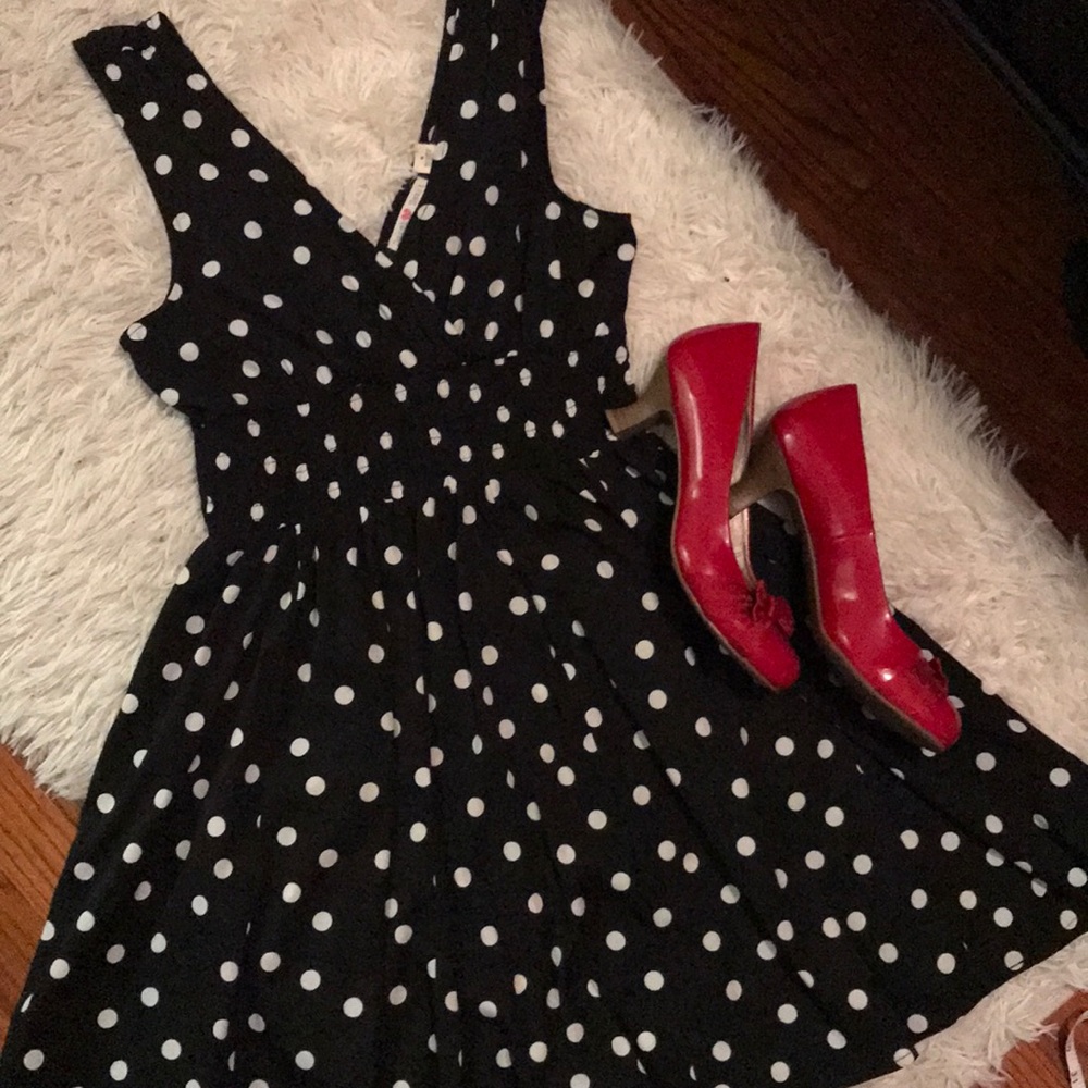 Vintage Style Polkadot Dress